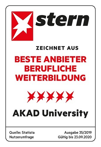 AKAD: Institut für Weiterbildung an der Spitze der Verbrauchergunst