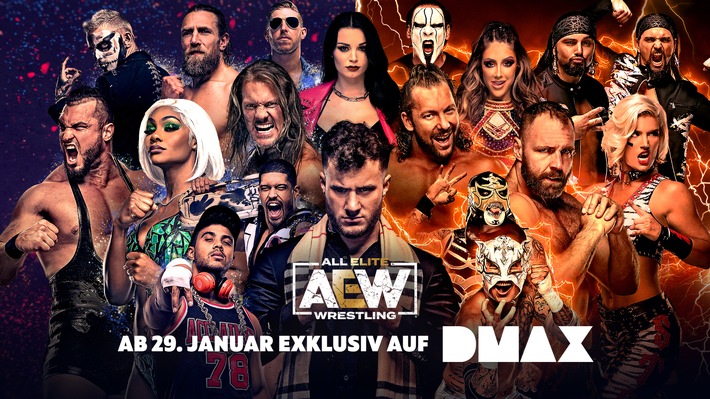 Wrestling-Hammer! DMAX bringt All Elite Wrestling 2023 exklusiv ins Free-TV
