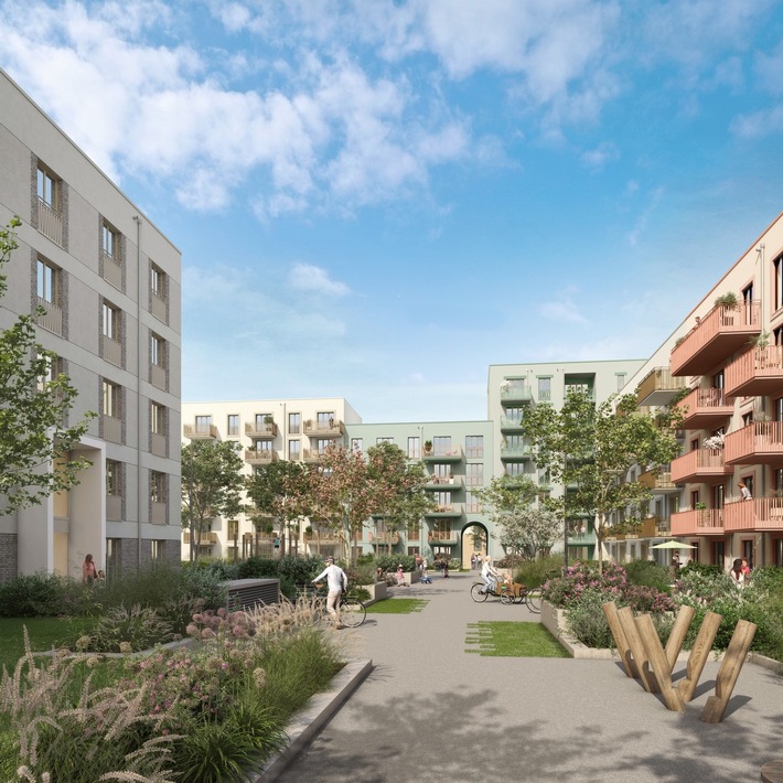 Complete forward sale: Instone sells 117 new-build apartments to Düsseldorfer Wohnungsgenossenschaft eG in the “Grafental Ost“ quarter