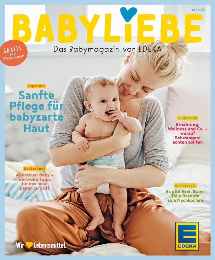EDEKA hat Zuwachs bekommen: BABYLIEBE - das Magazin für (werdende) Eltern