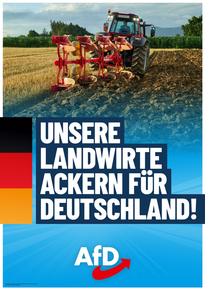 Das AfD-Sofortprogramm für unsere Landwirtschaft