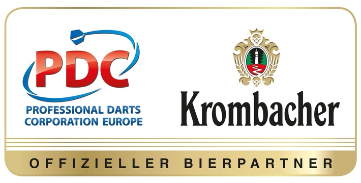 Game on: Krombacher wird offizieller Bierpartner der PDC Europe