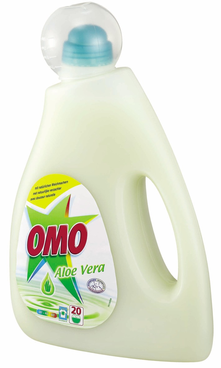 OMO Aloe Vera - Saubere Wäsche, natürlich sanft zur Haut!