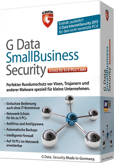 Perfekte Sicherheit für kleine Unternehmen: G Data SmallBusiness Security (BILD)