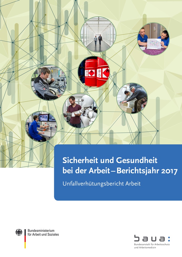 Arbeitsunfälle auf Allzeit-Tief / Bericht Sicherheit und Gesundheit bei der Arbeit 2017 veröffentlicht