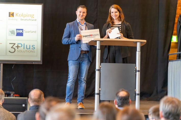 3 Plus Solutions offiziell als Patenunternehmen bei Jugend forscht im Saarland begrüßt