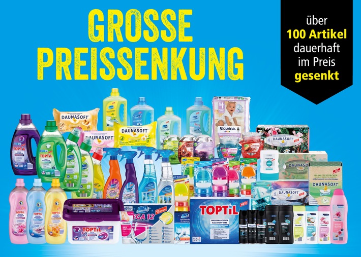 NORMA reduziert Preise von mehr als 100 Drogerie- und Kosmetik-Artikeln / Riesen-Preissenkungs-Aktion bei Wasch-, Putz- und Reinigungsartikeln