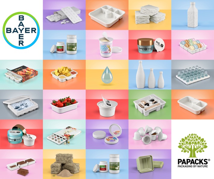 Bayer kooperiert mit PAPACKS zur gemeinsamen Entwicklung alternativer Verpackungen für Consumer-Health-Produkte
