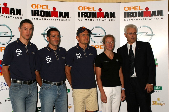 Spannendes Programm für Opel IRONMAN GERMANY Triathlon 2003 / Rasante Opel-Premiere beim Ironman