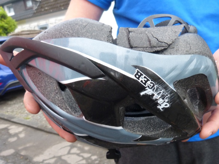 POL-GM: 100720-532: Helm verhindert Schlimmeres