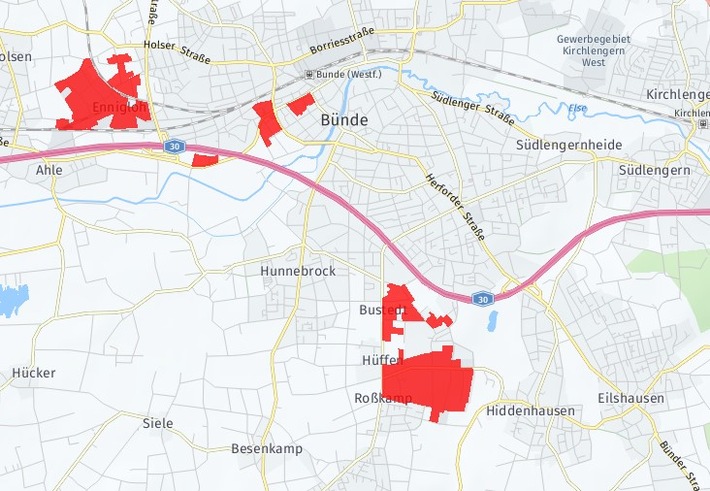 Vodafone plant Glasfaser-Ausbau in Bünde