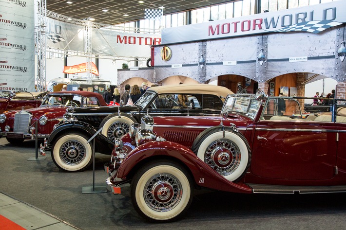 MOTORWORLD Classics Berlin 2015 / 8. bis 11. Oktober 2015, Berlin ExpoCenter City / "Berlin hat Benzin im Blut" / Erfolgreiche Messe-Premiere und Ausblick 2016