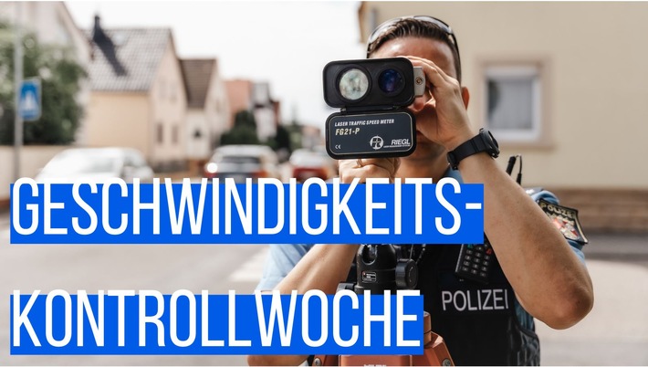 POL-PPRP: Kontrollwoche Geschwindigkeit 21.- 27. März 2022 und "Speedmarathon" am Donnerstag, 24. März 2022