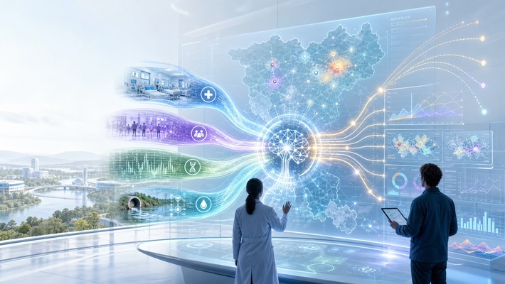 Krisen früher erkennen:Künstliche Intelligenz für die Lagebildentwicklung im deutschen Gesundheitssystem [18.08.2026] Welche Krankenhäuser könnten bei einer Naturkatastrophe ausfallen? Wie viele Intensivbetten sind verfügbar, wie viele Medikamente? A