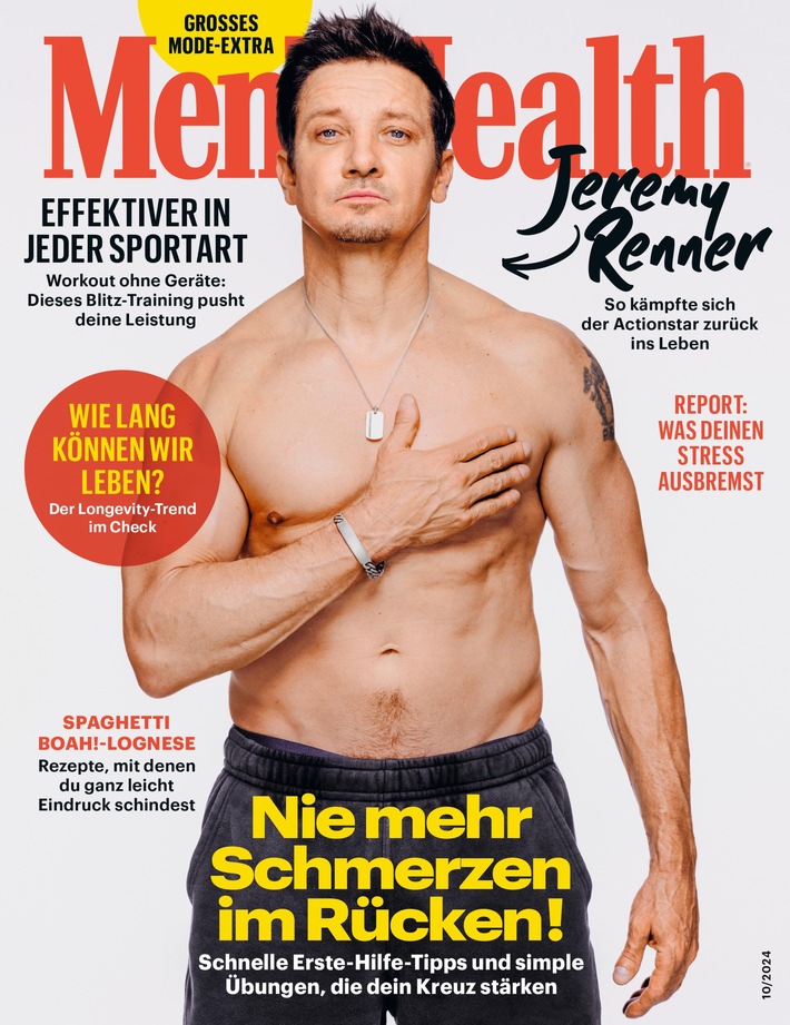 Marvel-Star Jeremy Renner bei Men