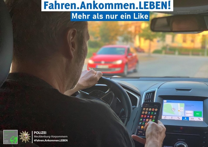 POL-NB: Handy weg beim Fahren - Kampagne &quot;Fahren.Ankommen.LEBEN!&quot; mit Schwerpunkt &quot;Ablenkung im Straßenverkehr/Handy&quot; startet