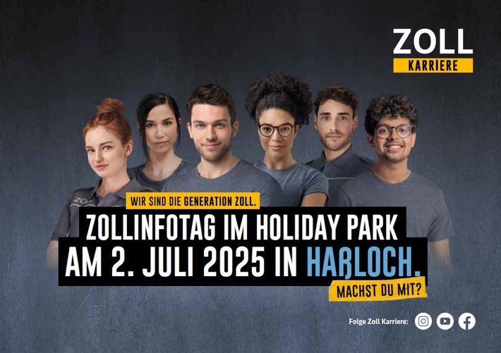 HZA-SB: ZOLLINFOTAG im Holiday Park Haßloch am 2. Juli 2025