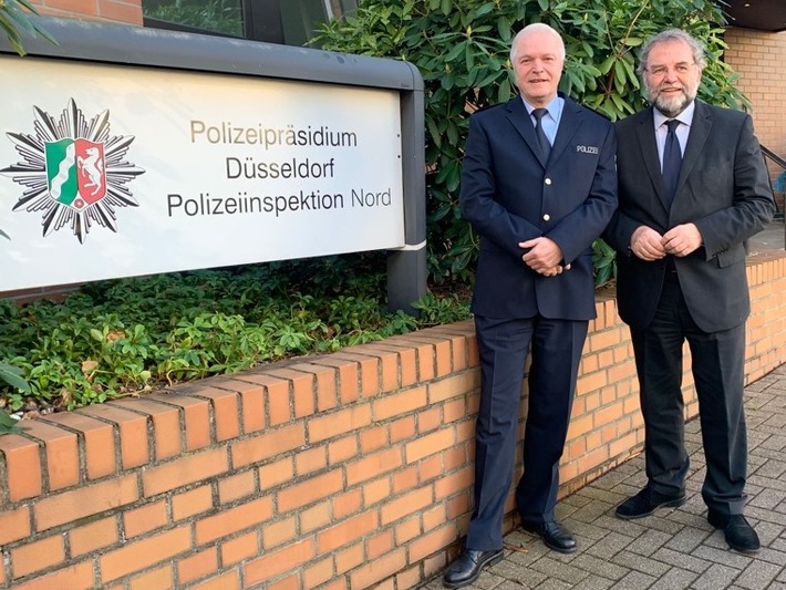 POL-D: Foto zum heutigen Termin - Polizeipräsident Wesseler stellt den neuen Leiter der Polizeiinspektion Nord vor