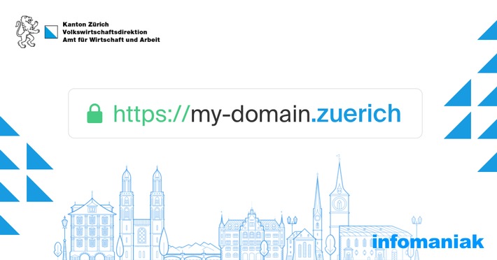 Neue Top Level Domain .zuerich: Infomaniak im Dienste von Zürcher Unternehmen