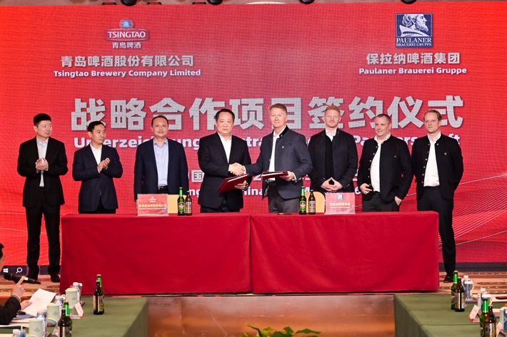 Paulaner Brauerei Gruppe treibt internationales Wachstum durch eine strategische Partnerschaft mit Tsingtao in China voran