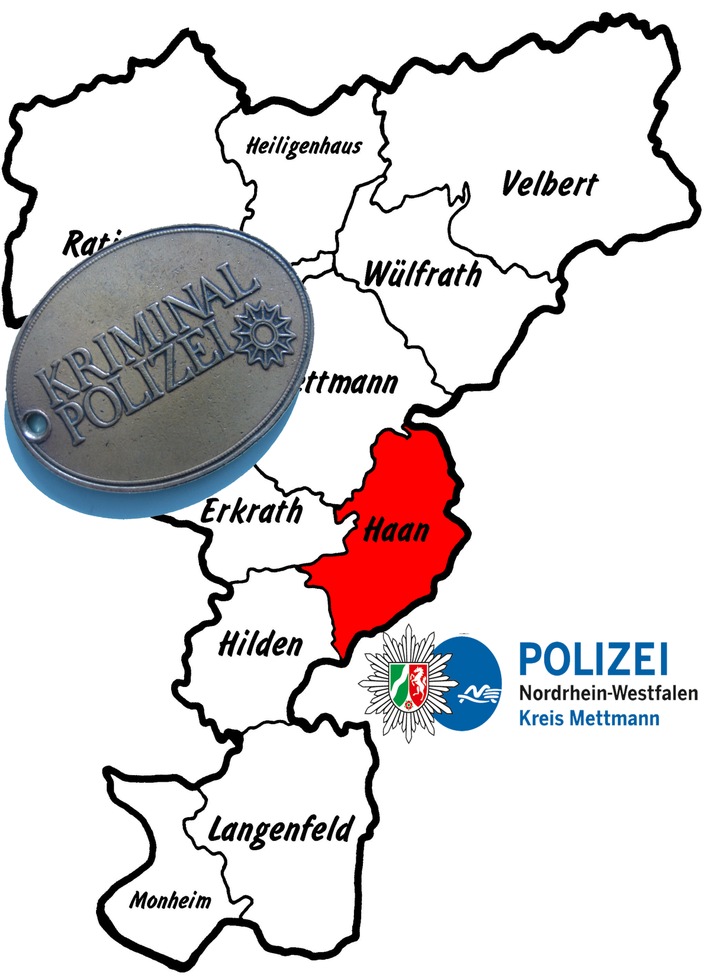POL-ME: Fahrzeugkomplettdiebstahl am Alten Walzwerk - Haan - 2001156