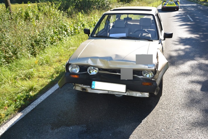 POL-HF: Auffahrunfall - Drei Personen leicht verletzt