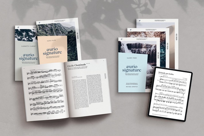 Weihnachten: Noten-Abonnements verschenken / Mit Geschenk-Abonnements monatlich neues Repertoire für Klavier, Violine, Cello, Flöte, Klarinette und Gitarre entdecken