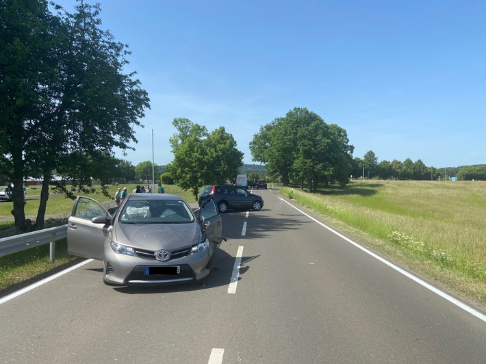 POL-PDTR: Verkehrsunfall mit vier Verletzten