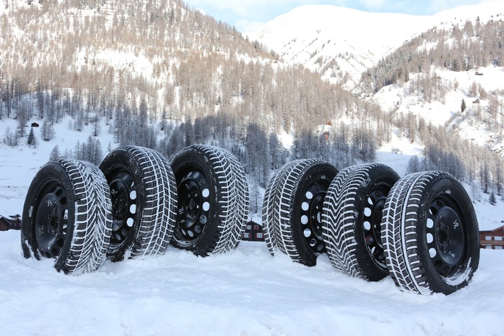 Test TCS de pneus d&#039;hiver 2015: presque tous les pneus ont obtenu au minimum la mention &quot;recommandé&quot;