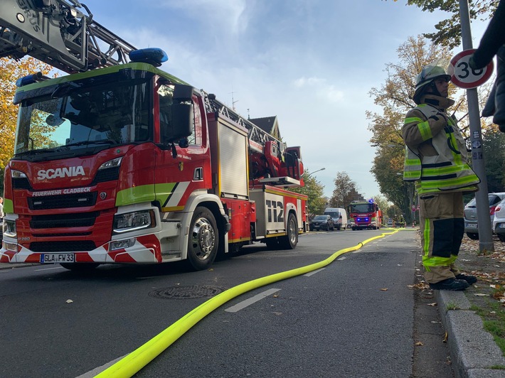 FW-GLA: Wohnungsbrand im Innenstadtbereich