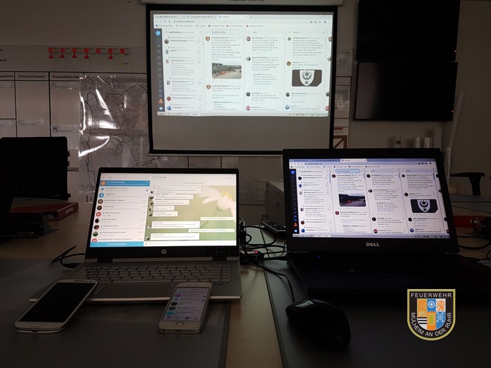FW-MH: Feuerwehr Mülheim unterstützt die Feuerwehr Leipzig beim "Social Media Monitoring".