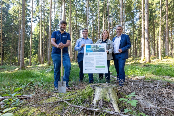 M-net startet Aufforstungsprojekt für gefährdetes Waldgebiet in Tutzing