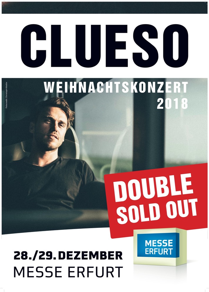 DOUBLE SOLD OUT AWARD für Erfurts liebsten Sänger CLUESO