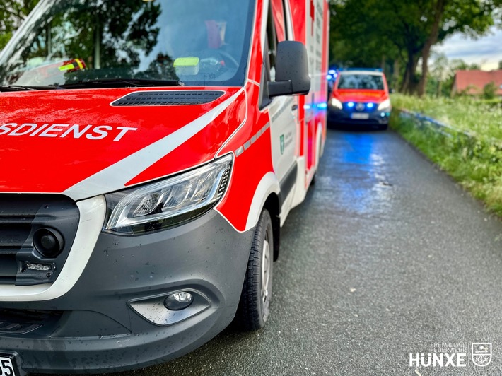 FW Hünxe: Amtshilfe für den Rettungsdienst