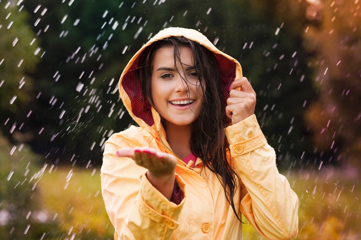 Spaziergang im Regen hebt die Stimmung