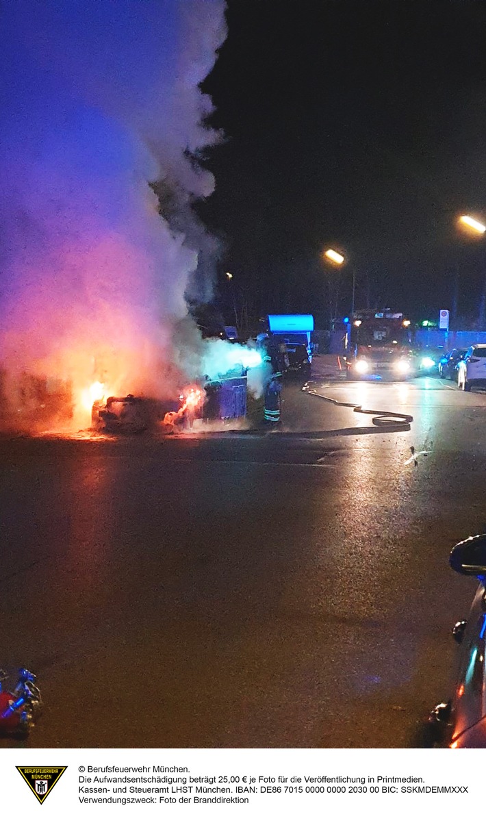 FW-M: Auto brennt aus (Neuperlach Süd)
