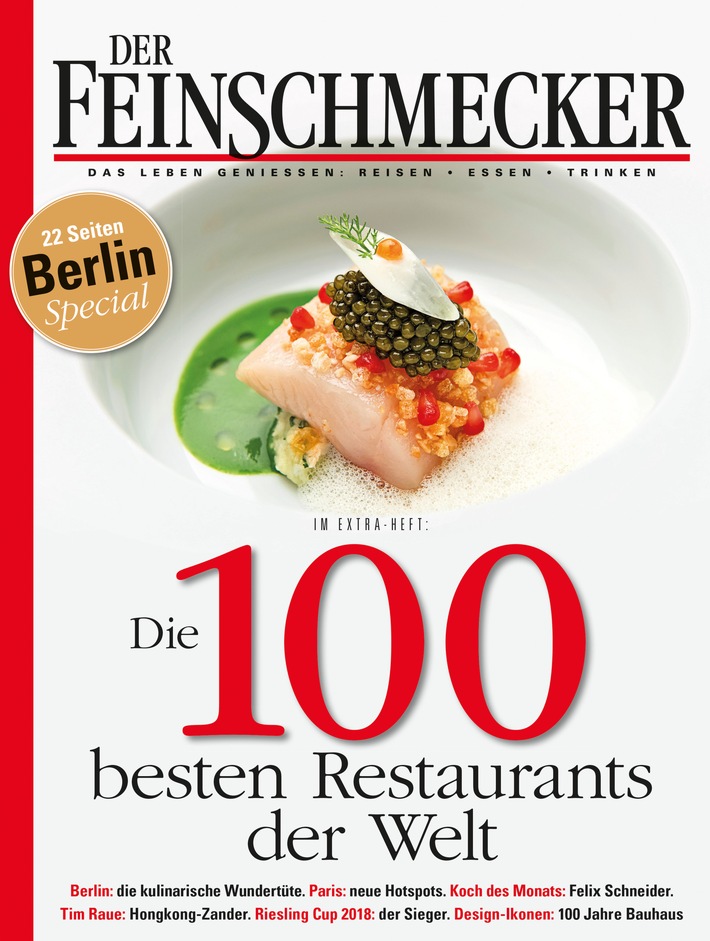 DER FEINSCHMECKER kürt die 100 besten Restaurants der Welt!