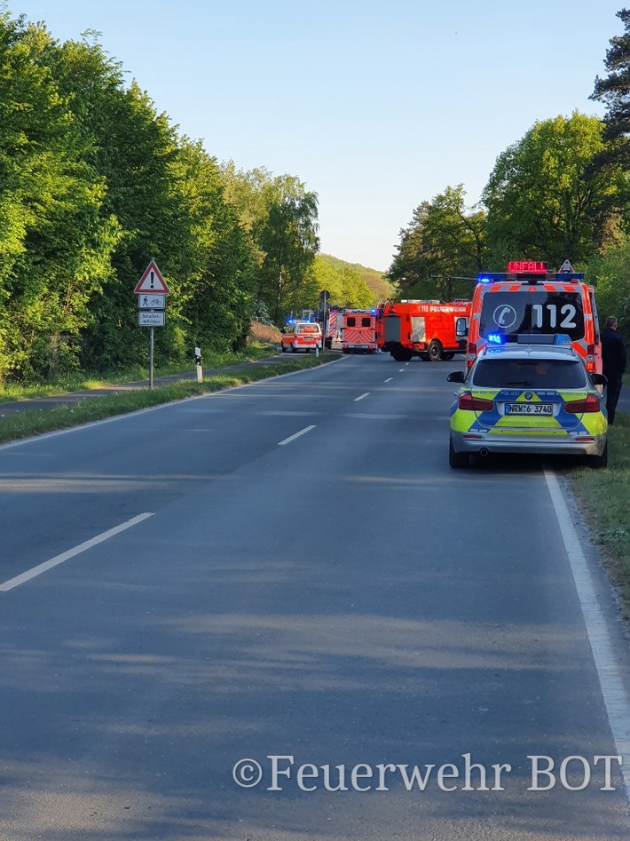 FW-BOT: Schwerer Motorradunfall in Bottrop mit 3 Schwerstverletzten