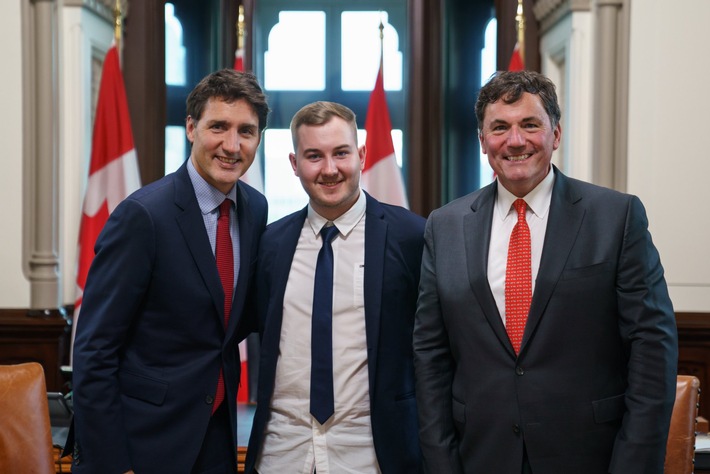 Kanadischer Minister trifft seinen deutschen Lebensretter