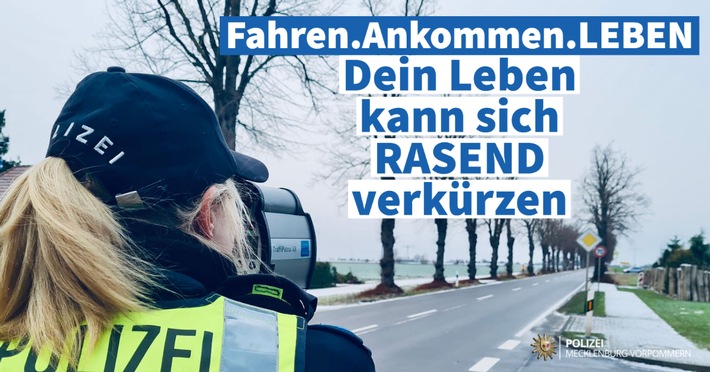 POL-NB: &quot;Fahren.Ankommen.LEBEN!&quot; - Start der Verkehrskontrollen mit Schwerpunkt Geschwindigkeit