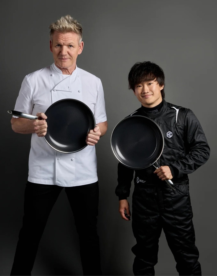 Pressemeldung: HexClad holt F1-Star Yuki Tsunoda als Markenbotschafter