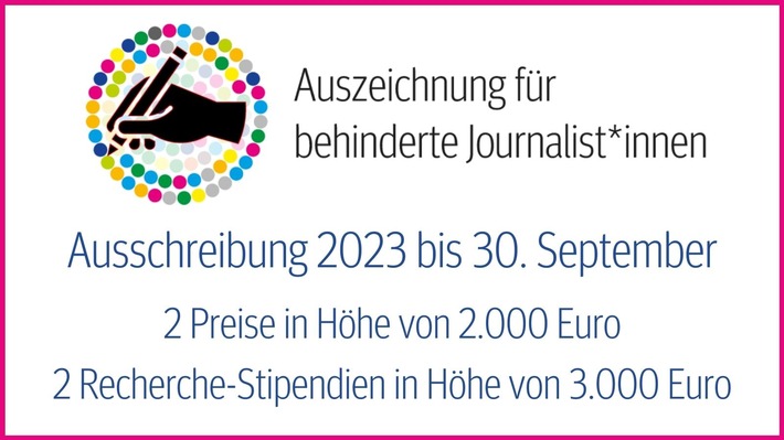 Projekt der Otto Brenner Stiftung (OBS) fördert Inklusion und Vielfalt in der Medienlandschaft / Ausschreibung des Preises richtet sich an behinderte Menschen im Journalismus