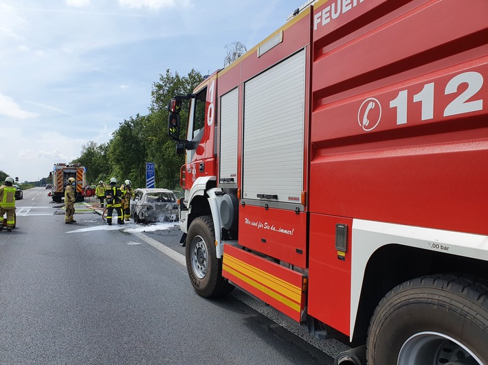 FW-Dorsten: +++ PKW (BAB) Brand +++