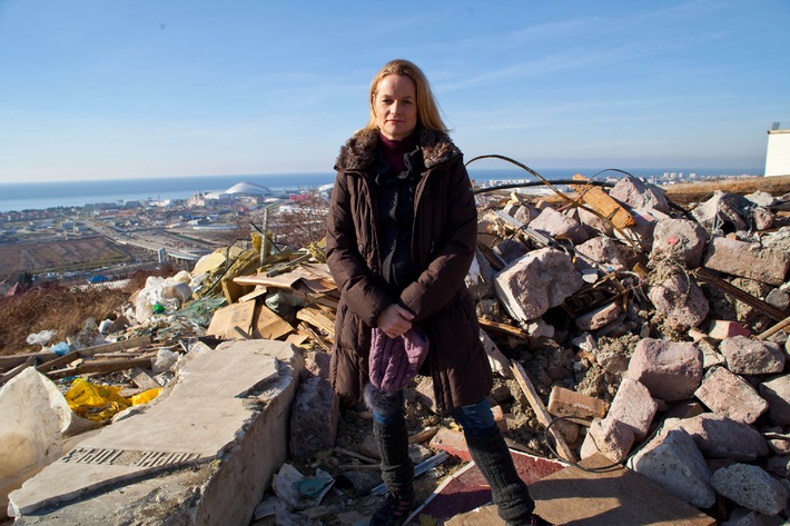 Umweltzerstörung im Namen der fünf Ringe /  ZDF-Umweltdoku &quot;planet e.&quot; recherchiert in Sotschi (FOTO)