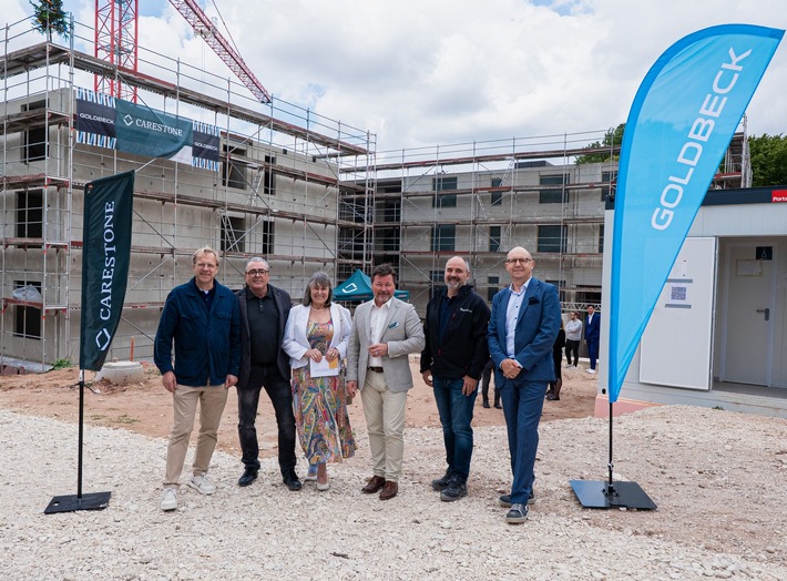 Richtfest in Gunzenhausen: Carestone realisiert Pflegequartier in elementierter Bauweise