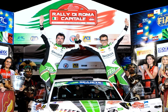 SKODA AUTO Deutschland Duo Kreim/Christian feiert ersten U28-Sieg in der Rallye-EM (FOTO)