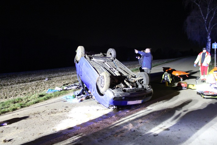 POL-RBK: Odenthal - Auto mehrfach überschlagen