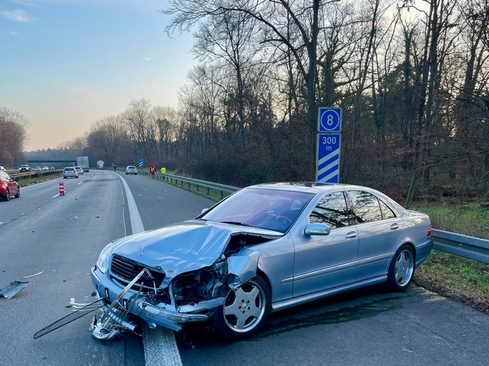 FW Hünxe: Verkehrsunfall auf der BAB 3
