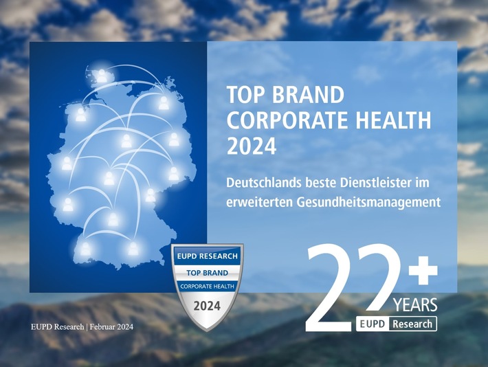 Top Brand Corporate Health 2024: Deutschlands beste Dienstleister für gesunde Unternehmen