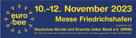 Eurobee 2023 · Internationale Imkerfachmesse · Friedrichshafen · 10. November – Save The Date